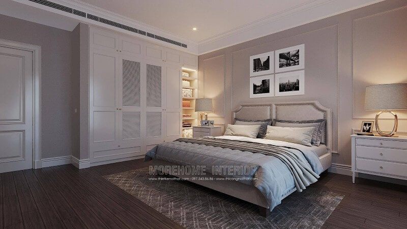 Morehome mang đến cho quý khách hàng mẫu giường ngủ bọc nỉ cao cấp sang trọng. Đây là một trong những mẫu giường ngủ được khách hàng lựa chọn sản xuất nhiều tại Morehome.
